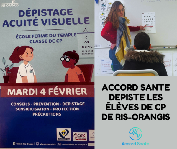 Dépistage des élèves rissois en CP